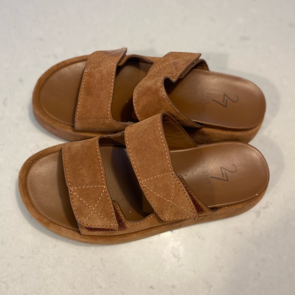 26 Edit (Nordstrom) Platform Suede Sandals size 8.5 - Picture 4 of 4